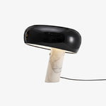 Afbeelding laden in galerijweergave, Slantia Amusante Ploy Tafellamp - Glazen Kap en Marmeren Voet Ontwerp voor Woonkamer of Slaapkamer N45