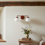 Load image into Gallery viewer, Opalume Glass Vanity Light - Vintage Inspired Bathroom Wall Lighting