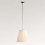 Load image into Gallery viewer, Luvora Pleated Linen Drum Modern Pendant Light for Dining & Entryway