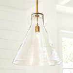 Load image into Gallery viewer, Glavira Recycled Glass Pendant – Modern Lighting for Dining Room