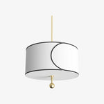 Load image into Gallery viewer, Roven 3-Light Drum Pendant Light – Modern Transitional Layered Fabric for Dining Room or Living Room