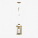 Charger l'image dans la visionneuse de la galerie, Suspension en verre Luxvana en forme de cloche - Luminaire style lanterne industrielle pour cuisine