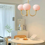 Cargar imagen en el visor de la Galería, Candelabro Moderno Marshmallow de Vidrio