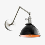 Load image into Gallery viewer, Conique Cylindrical Shade Industrial Swing-Arm Wall Sconce for Bedroom & Hallway