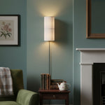 Afbeelding laden in galerijweergave, Cylume Cilinder Stoffen Stekker Wandlamp - Minimalistische Wandkandelaar voor Slaapkamer Woonkamer