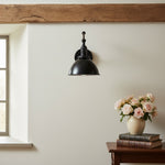 Load image into Gallery viewer, Conique Cylindrical Shade Industrial Swing-Arm Wall Sconce for Bedroom & Hallway