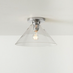 Load image into Gallery viewer, Conica Cone Flush Mount – Glass Ceiling Light for Modern Spaces