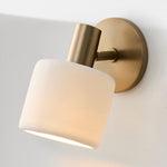 Load image into Gallery viewer, Cerova Modern Ivory Porcelain Sconce – Soft Organic Wall Light