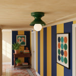 Afbeelding laden in galerijweergave, Dravin Keramische Plafondlamp - Levendig Kleurenpalet Moderne Binnenlamp voor Woonkamer en Gang