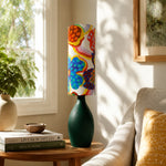 Cargar imagen en el visor de la Galería, Floral Ceramic Table Lamp 10