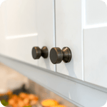 Load image into Gallery viewer, Antique Brass Round Cabinet Knob – Aged Brass Cupboard Knob