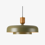 Afbeelding laden in galerijweergave, Orbulis Natuurlijke Houtnerf Cirkelvormige Hanglamp – Moderne Minimalistische Lamp voor Eilanden en Entrees