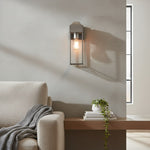 Afbeelding laden in galerijweergave, Georgon Buitenmuurlantaarn – Heldere Glazen Kap, Klassieke Architecturale Stijl voor Buitenruimtes