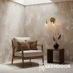 Load image into Gallery viewer, Merin Metal & Glass Sculptural Wall Sconce for Vanity & Bathroom