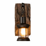 Cargar imagen en el visor de la Galería, Vertical Driftwood Lantern Sconce