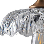 Load image into Gallery viewer, Verdoma Flower Glass Pendant Light - Vintage Floral Design for Living and Dining U01