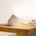 Cargar imagen en el visor de la Galería, Lámpara de Mesa de Travertino Amidori