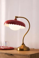Load image into Gallery viewer, Rayla Scalloped Metal Shade Retro Task Lamp for Desk & Bedroom