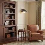 Load image into Gallery viewer, Cordax Industrial Modern Wall Lamp – Soft Opal Glass Glow for Hallway or Bedroom