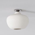 Load image into Gallery viewer, Rivrona Glass Flush Mount Ceiling Light - Modern Champagne Globe Design