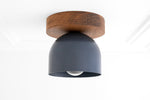 Load image into Gallery viewer, Metio Dome Bowl Shape Modern Flush Mount for Bedroom & Living Room