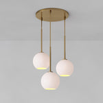 Load image into Gallery viewer, Selvion Asymmetric Glass Ball Chandelier for Dining Room & Living Room