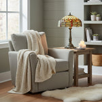 Afbeelding laden in galerijweergave, TF Harken Decoratieve Juweeltafellamp - Prachtig Glazen Ontwerp Perfect voor Slaapkamer of Woonkamer