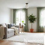 Load image into Gallery viewer, Glorica White Opal Sphere Modern Semi-Flush Light for Bedroom & Entryway