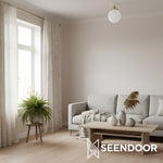 Load image into Gallery viewer, Glorica White Opal Sphere Modern Semi-Flush Light for Bedroom & Entryway