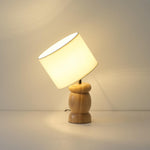 Bild in die Galerieansicht laden, Kieselholz Tischlampe