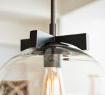 Load image into Gallery viewer, Auria Metal Brass Pendant Lighting - Vintage Finish with Glass Shade