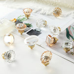 Load image into Gallery viewer, Modern Mushroom Cabinet Knob – Clear Glass Diamond Drawer Knobs