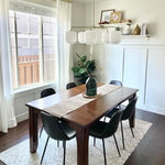 Afbeelding laden in galerijweergave, Lumivelle 5-Lichts Kiezelkroonluchter - Moderne Glazen Hanglamp