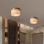 Load image into Gallery viewer, Rivage Alabaster Minimalist Ceiling Light