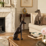 Bild in die Galerieansicht laden, scene fireplace lounge greyhound decor