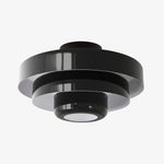 Cargar imagen en el visor de la Galería, Lámpara de Techo Redonda en Capas Colorida Veleora - Luminaria de Metal Estilo Bauhaus para Iluminación Interior de Dormitorio y Cocina