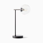Load image into Gallery viewer, Brina Glass USB Table Lamp - Modern Bedside Desk Light with Style