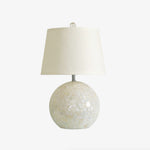 Load image into Gallery viewer, Beamira Natural Shell Mica Table Lamp – Handmade Crafted for Bedroom or Living Room