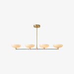 Load image into Gallery viewer, Vega Glass Mid-Century Modern Globe Chandelier with Glass Shades for Dining Room and Kitchen Island