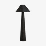 Afbeelding laden in galerijweergave, Wickara Geweven Vloerlamp - Sculpturaal rotan ontwerp met natuurlijke rotanstijl, geschikt voor woonkamer en slaapkamer