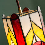 Bild in die Galerieansicht laden, Upper structure of the stained glass pendant shade