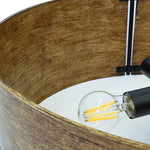 Afbeelding laden in galerijweergave, Oryven Moderne Rustieke Hanglamp - Trommelkap Hanglamp - Veelzijdige Industriële Stijl voor Thuis U07