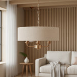 Afbeelding laden in galerijweergave, Tela klassieke multi-licht design hanglamp – traditionele stijl hanglamp voor eetkamer