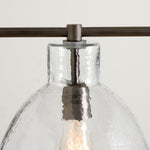 Load image into Gallery viewer, Glavira Recycled Glass Linear Chandelier - Elegant Modern Lighting
