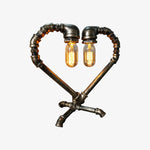 Cargar imagen en el visor de la Galería, Ai Ai retro industrial pipe table lamp