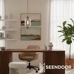 Load image into Gallery viewer, Eloise Vintage Glass Chandelier - Milk Glass Home Accent