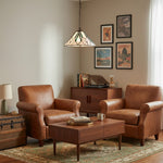 Afbeelding laden in galerijweergave, TF Astoria Tiffany Plafondhanglamp – Geometrisch Glasontwerp met Inkepingen voor Woonkamer