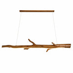 Załaduj obraz do przeglądarki galerii, Wood Color Resin Linear Branch Pendant Light