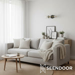 Load image into Gallery viewer, Lumio Globe Sleek Glass Globe Wall Lamp for Bathroom & Bedroom