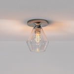 Load image into Gallery viewer, Merin Geometric Glass Modern Flush Mount for Hallway & Bedroom